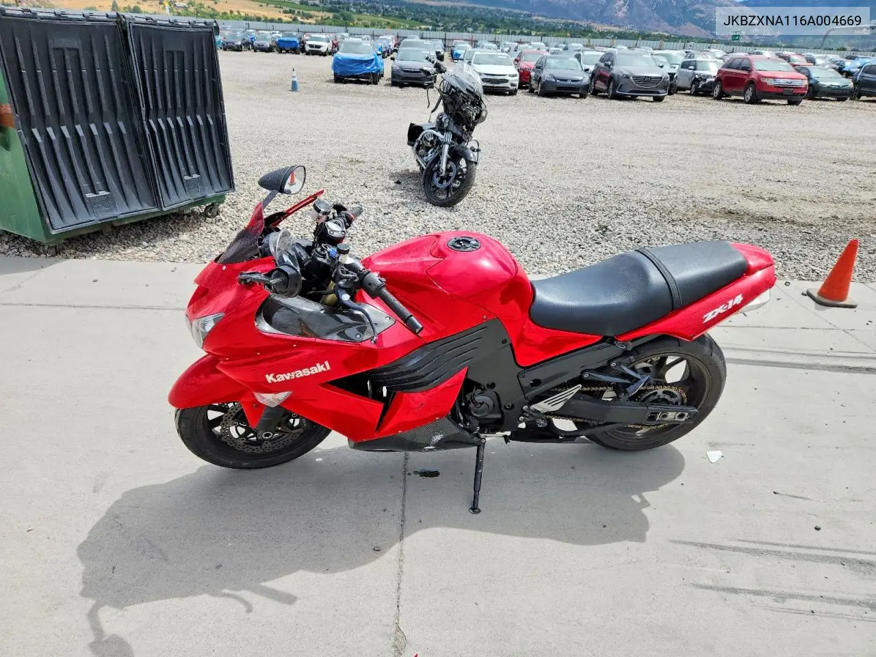 2006 Kawasaki Zx1400 A VIN: JKBZXNA116A004669 Lot: 59885246