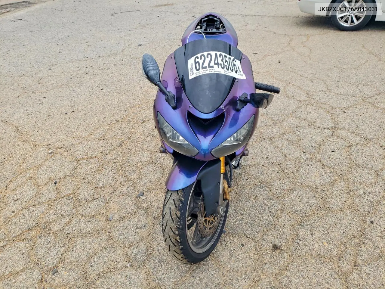 2006 Kawasaki Zx636 C1 VIN: JKBZXJC176A043031 Lot: 62243506