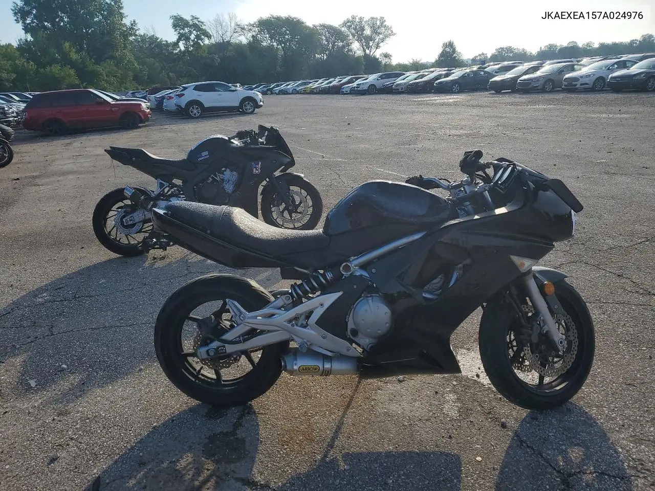 2007 Kawasaki Ex650 A VIN: JKAEXEA157A024976 Lot: 57604986