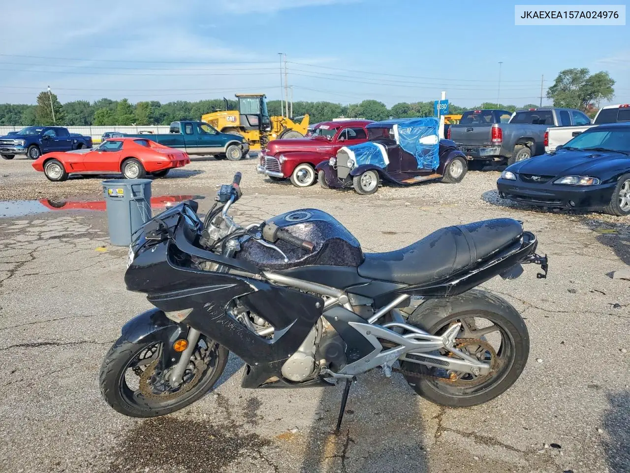 2007 Kawasaki Ex650 A VIN: JKAEXEA157A024976 Lot: 57604986