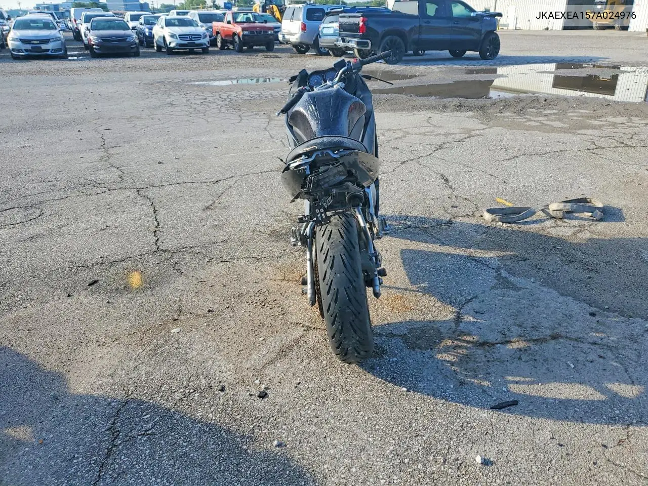 2007 Kawasaki Ex650 A VIN: JKAEXEA157A024976 Lot: 57604986