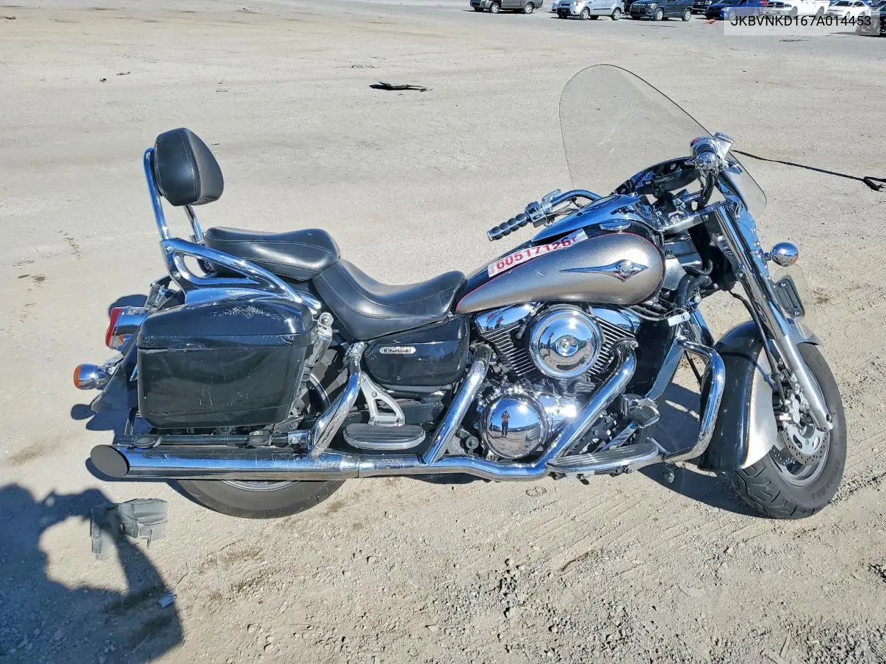 2007 Kawasaki Vn1600 D VIN: JKBVNKD167A014453 Lot: 60517126