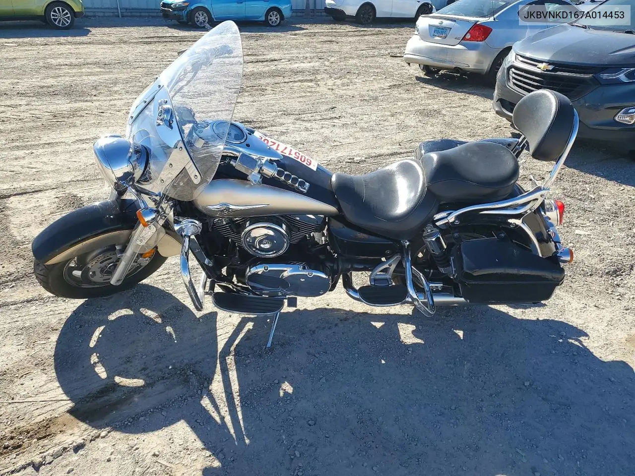 2007 Kawasaki Vn1600 D VIN: JKBVNKD167A014453 Lot: 60517126