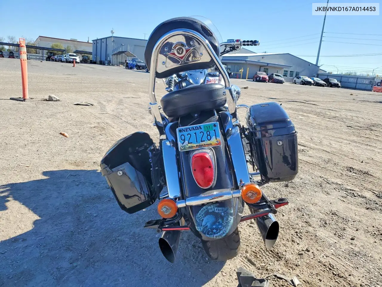 2007 Kawasaki Vn1600 D VIN: JKBVNKD167A014453 Lot: 60517126