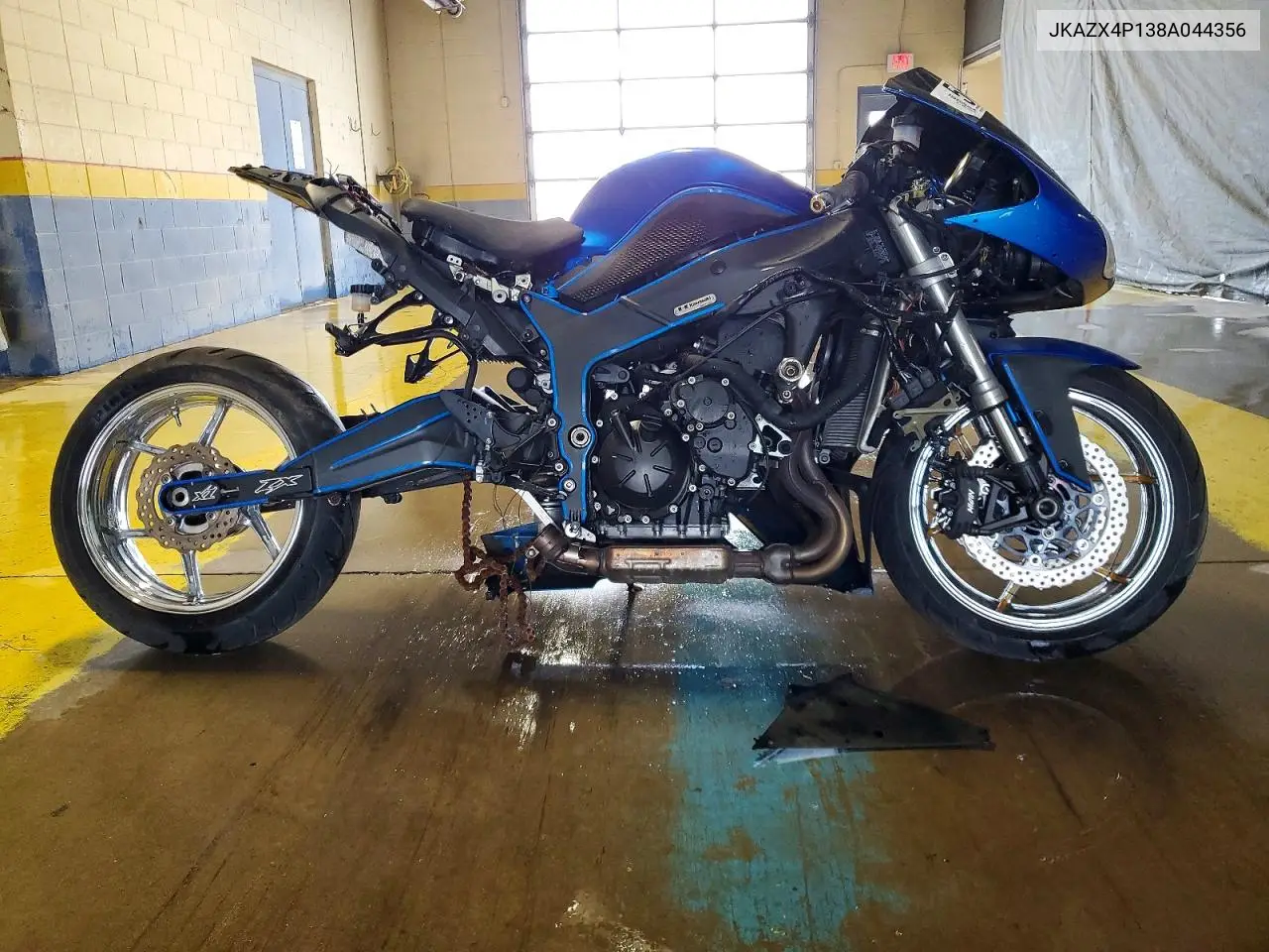 2008 Kawasaki Zx600 P VIN: JKAZX4P138A044356 Lot: 56449706