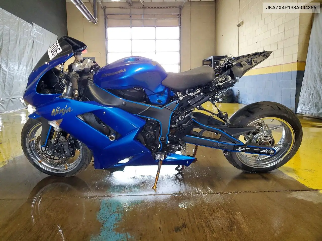 2008 Kawasaki Zx600 P VIN: JKAZX4P138A044356 Lot: 56449706
