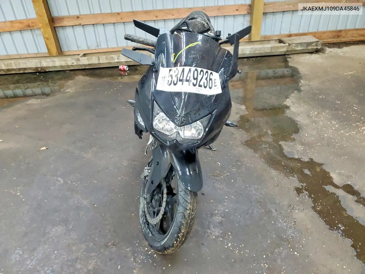 2009 Kawasaki Ex250 J VIN: JKAEXMJ109DA45846 Lot: 53449236