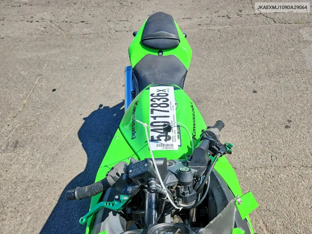 2009 Kawasaki Ex250 J VIN: JKAEXMJ109DA29064 Lot: 54017836
