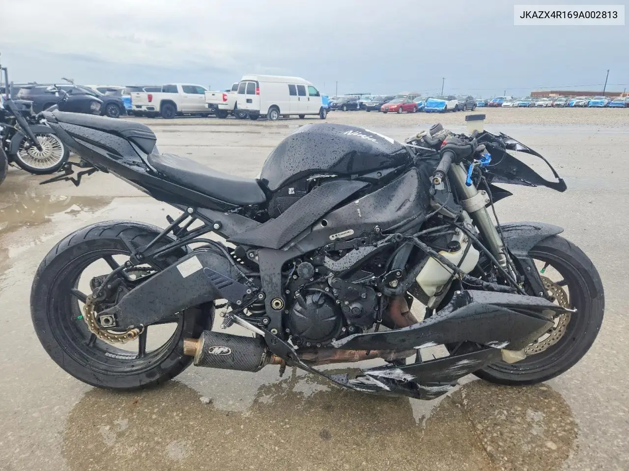 2009 Kawasaki Zx600 R VIN: JKAZX4R169A002813 Lot: 57956006