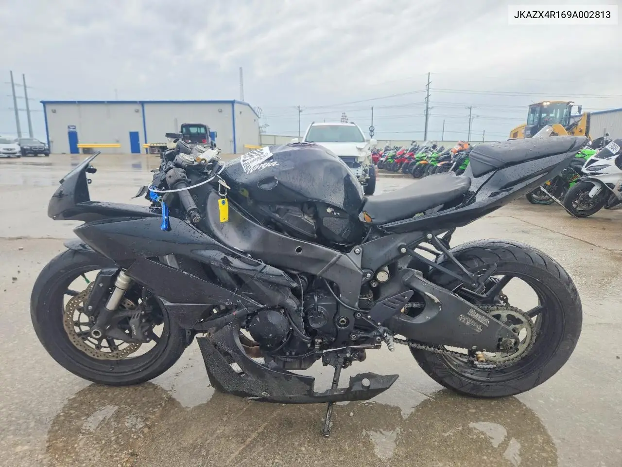 2009 Kawasaki Zx600 R VIN: JKAZX4R169A002813 Lot: 57956006