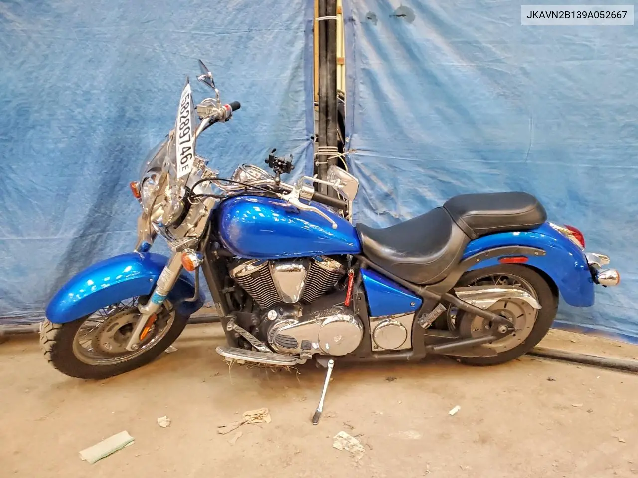 2009 Kawasaki Vn900 B VIN: JKAVN2B139A052667 Lot: 58289746