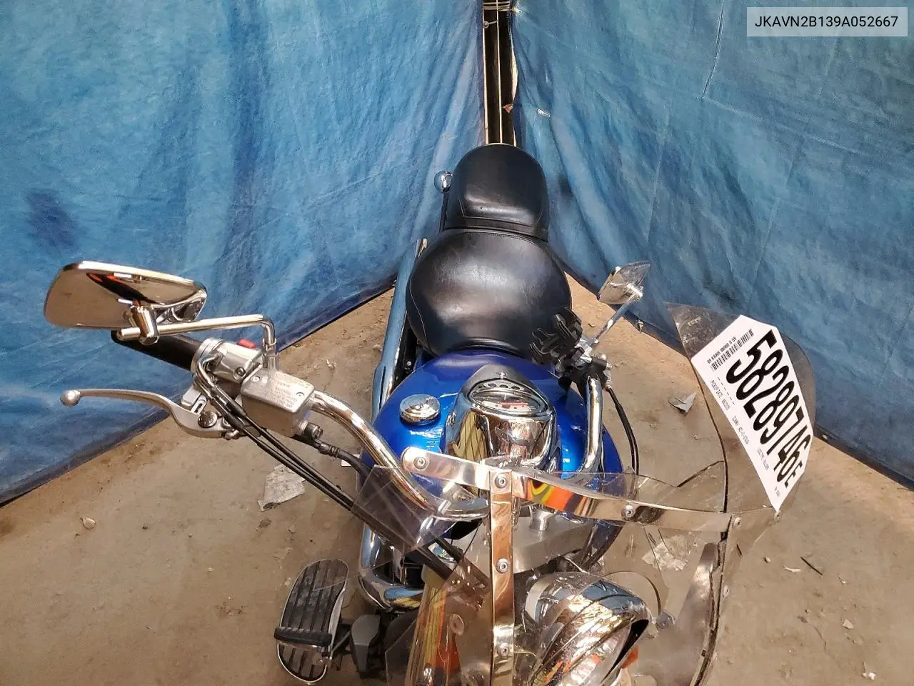 2009 Kawasaki Vn900 B VIN: JKAVN2B139A052667 Lot: 58289746