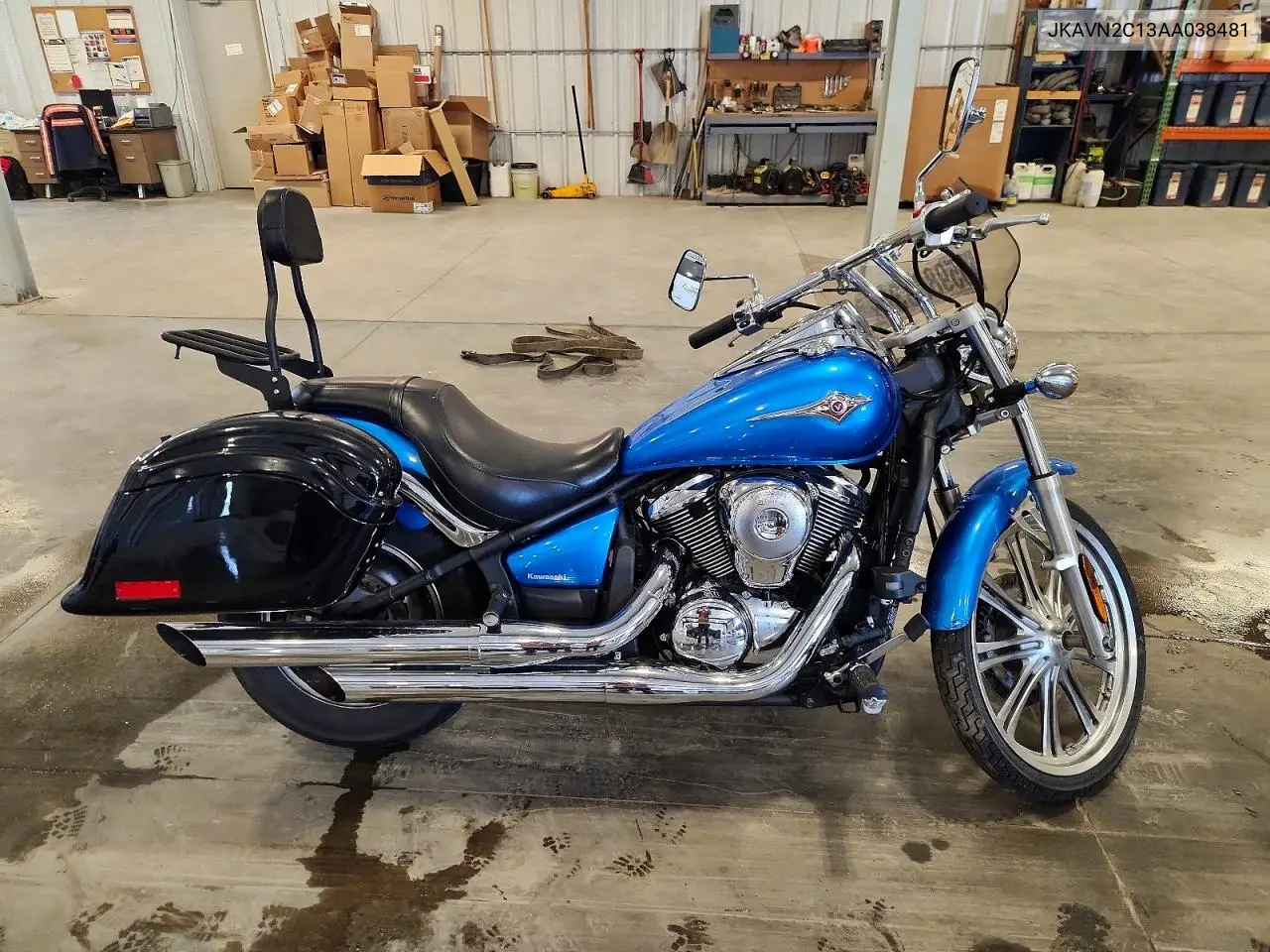 2010 Kawasaki Vn900 C VIN: JKAVN2C13AA038481 Lot: 55980836