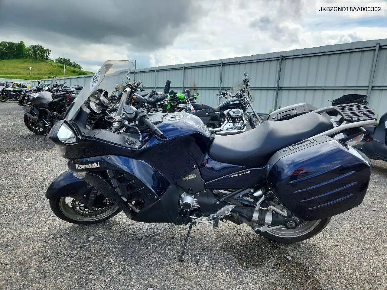 2010 Kawasaki Zg1400 D VIN: JKBZGND18AA000302 Lot: 56182926