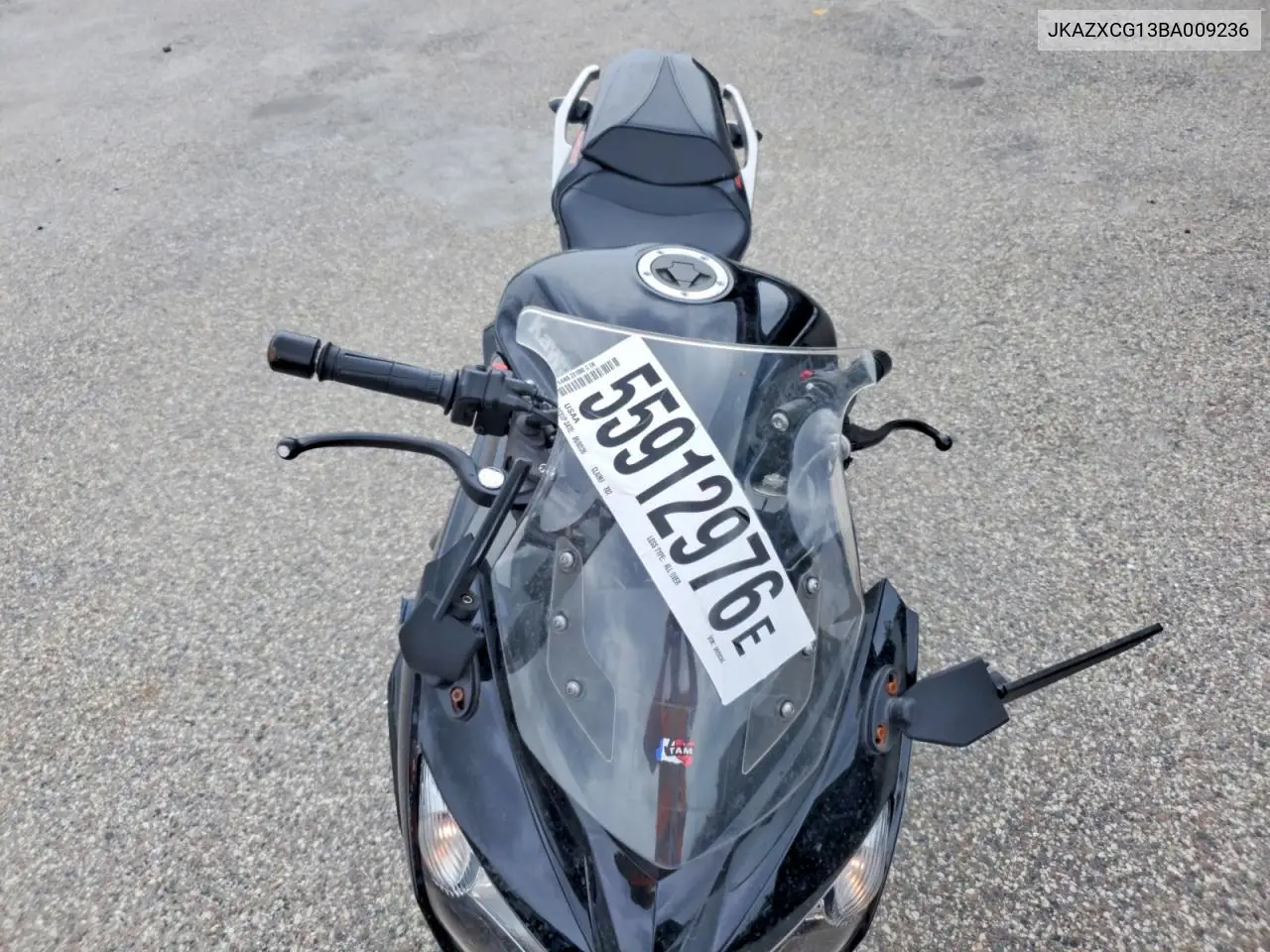 2011 Kawasaki Zx1000 G VIN: JKAZXCG13BA009236 Lot: 55912976
