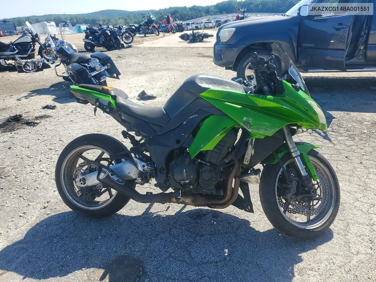 2011 Kawasaki Zx1000 G VIN: JKAZXCG14BA001551 Lot: 56199536