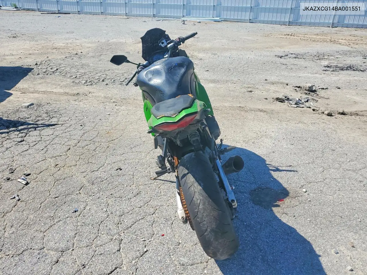 2011 Kawasaki Zx1000 G VIN: JKAZXCG14BA001551 Lot: 56199536