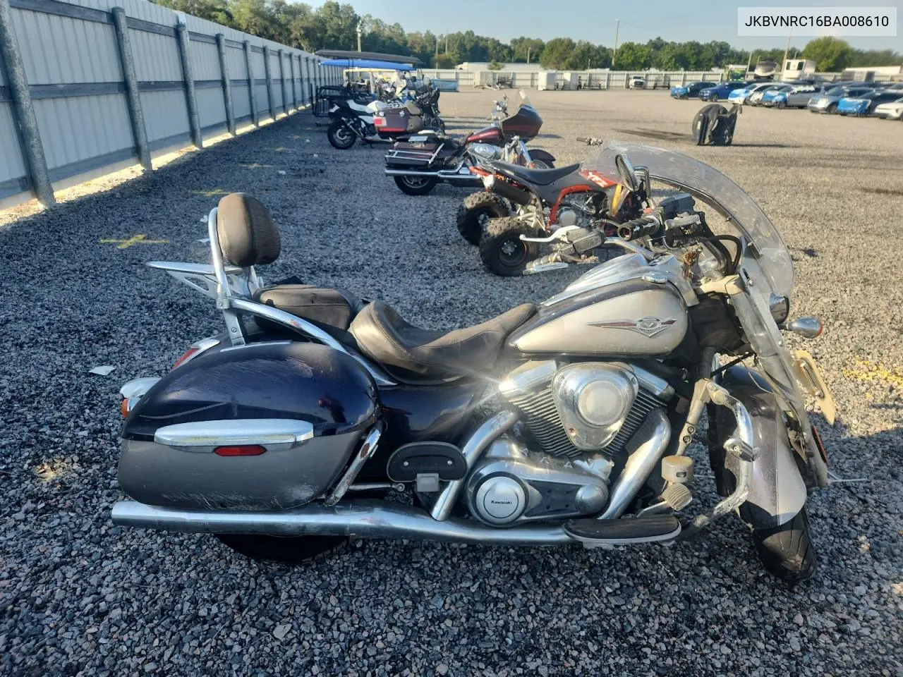 2011 Kawasaki Vn1700 C VIN: JKBVNRC16BA008610 Lot: 58879616