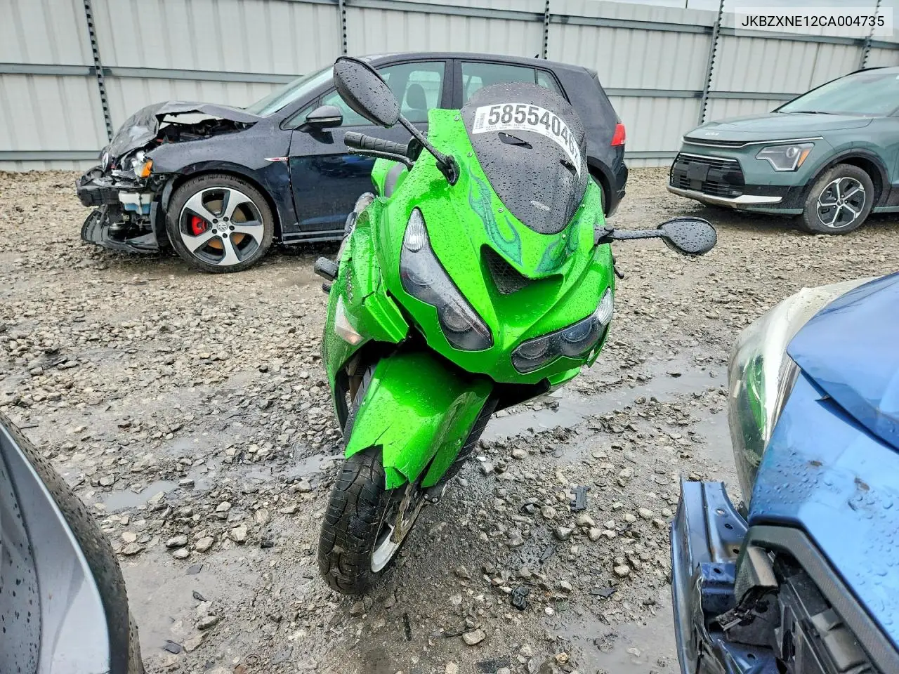 2012 Kawasaki Zx1400 Ec VIN: JKBZXNE12CA004735 Lot: 58554046