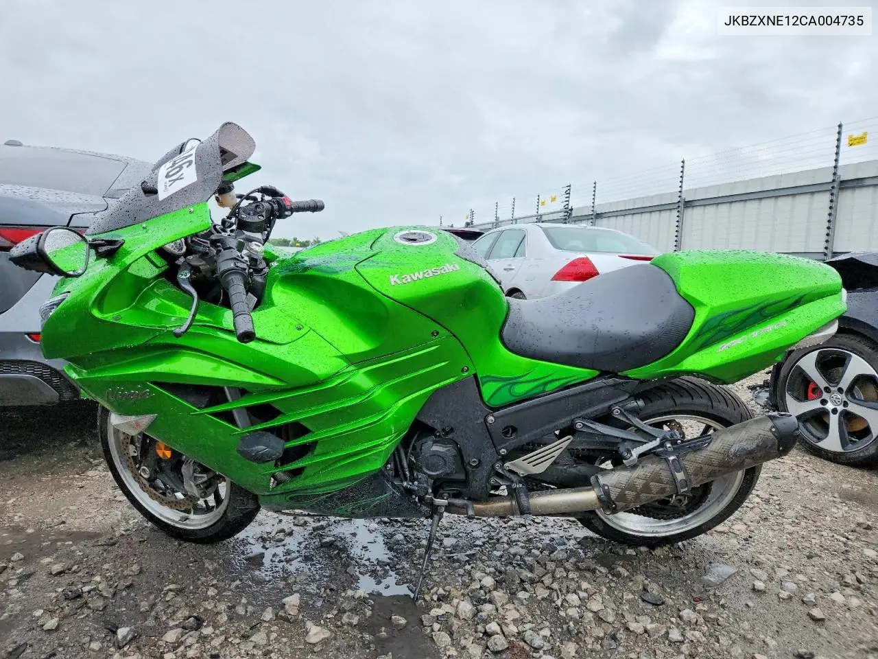 2012 Kawasaki Zx1400 Ec VIN: JKBZXNE12CA004735 Lot: 58554046
