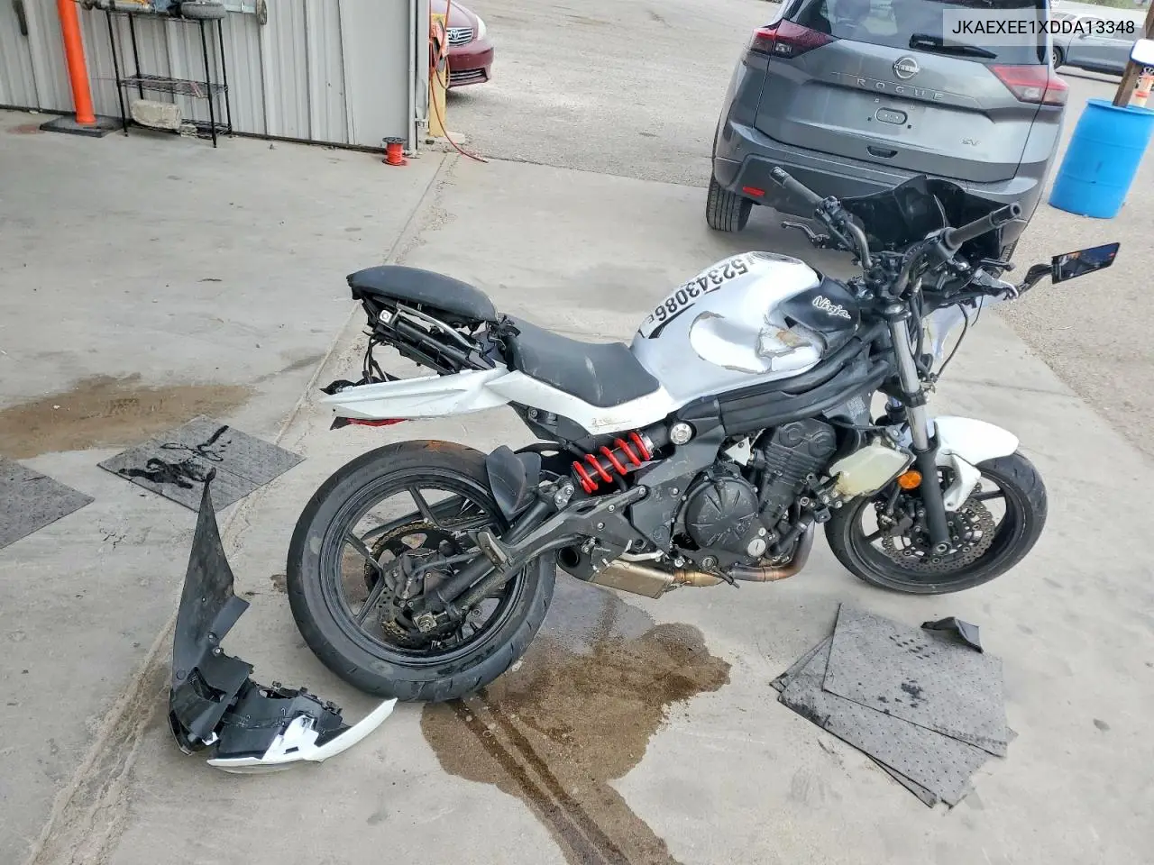 2013 Kawasaki Ex650 E VIN: JKAEXEE1XDDA13348 Lot: 52343086