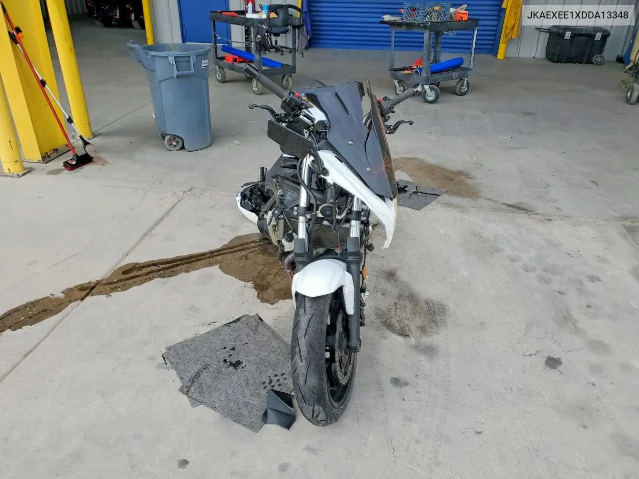 2013 Kawasaki Ex650 E VIN: JKAEXEE1XDDA13348 Lot: 52343086