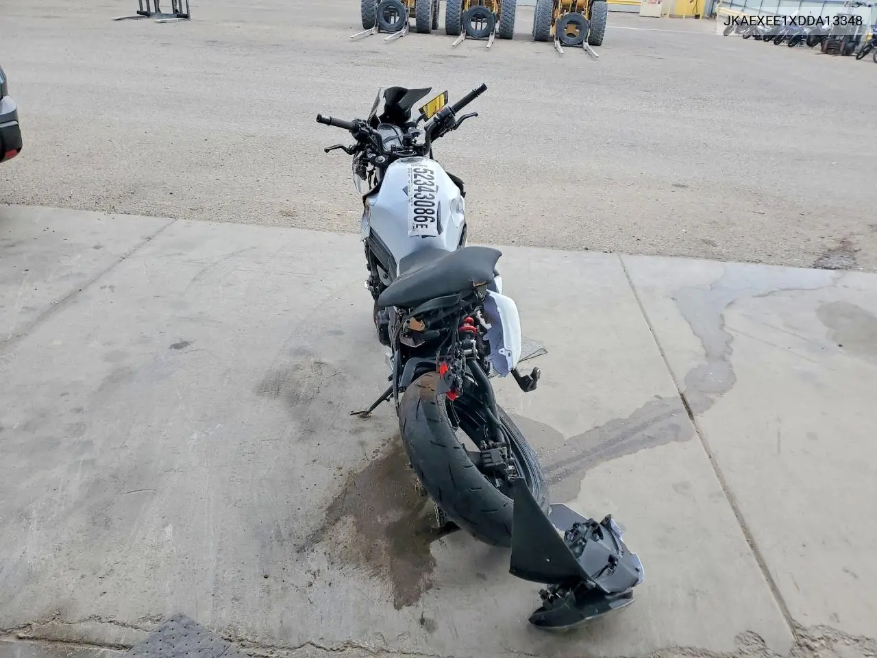 2013 Kawasaki Ex650 E VIN: JKAEXEE1XDDA13348 Lot: 52343086