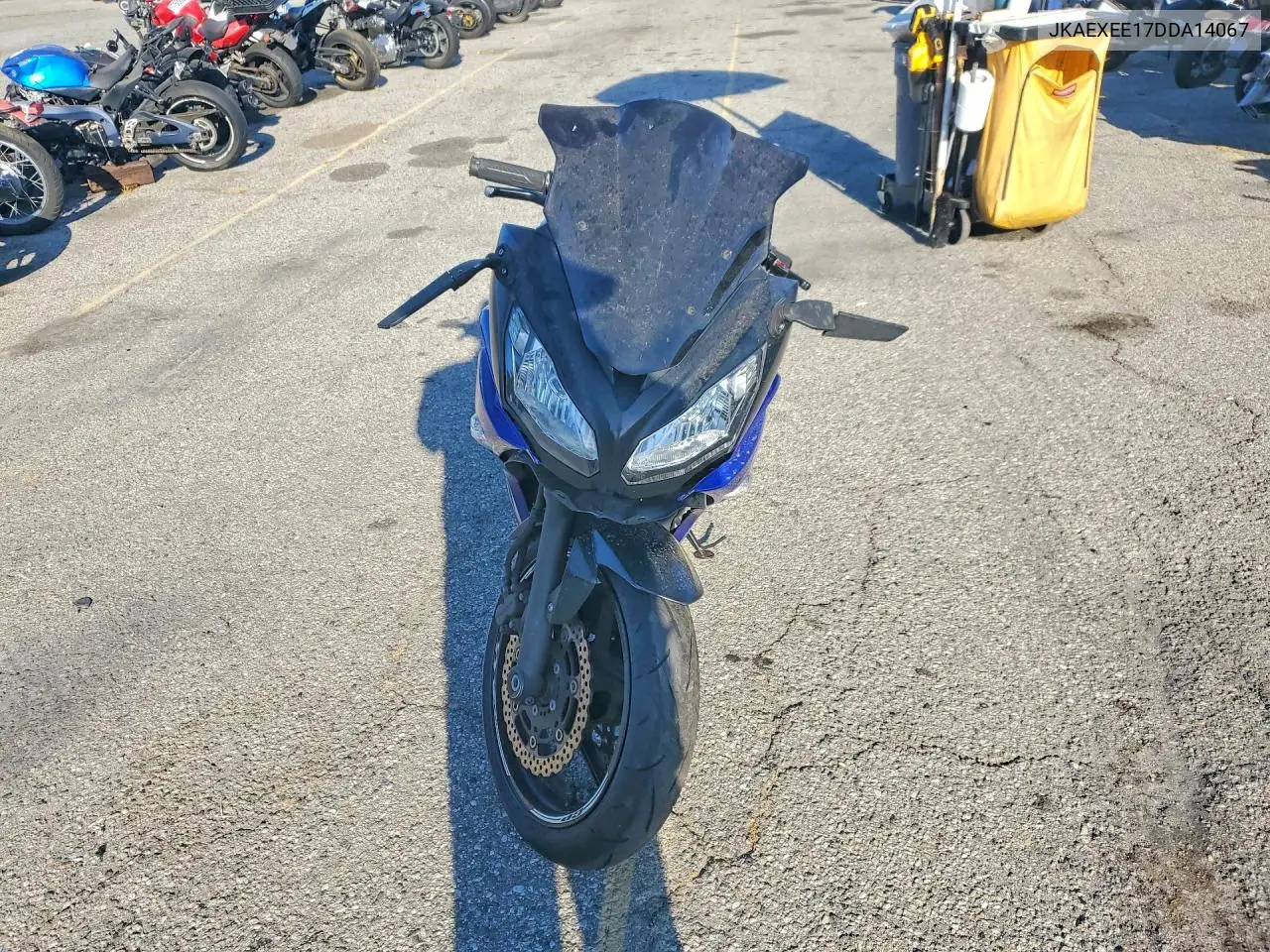 2013 Kawasaki Ex650 VIN: JKAEXEE17DDA14067 Lot: 56504826
