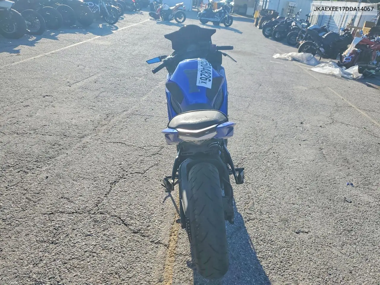 2013 Kawasaki Ex650 VIN: JKAEXEE17DDA14067 Lot: 56504826