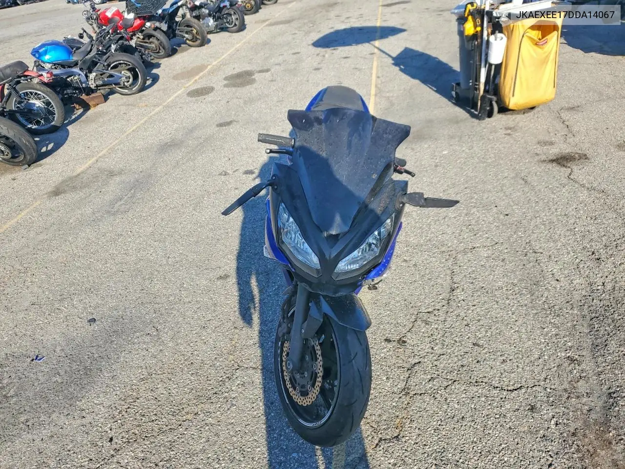 2013 Kawasaki Ex650 VIN: JKAEXEE17DDA14067 Lot: 56504826