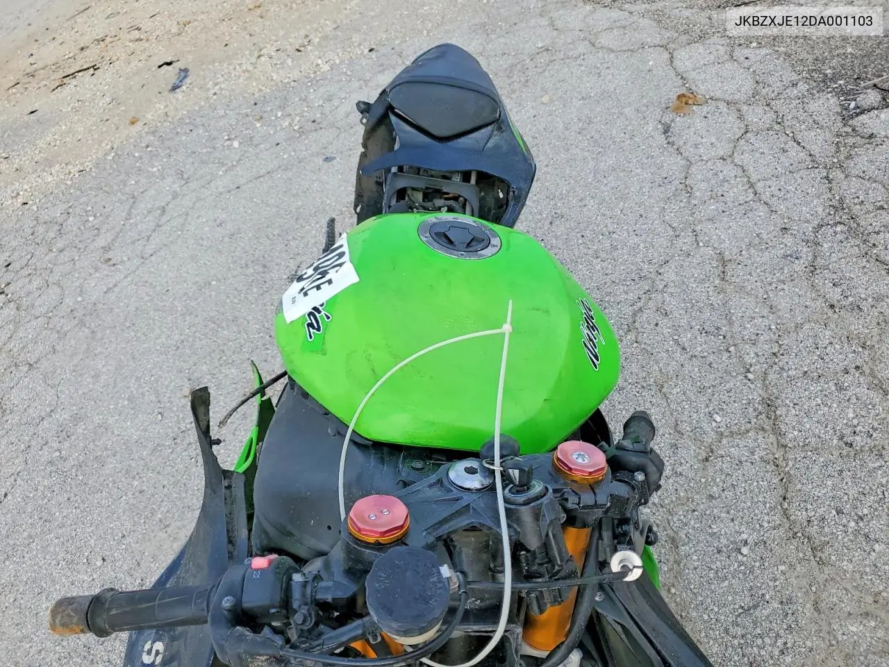 2013 Kawasaki Zx636 E VIN: JKBZXJE12DA001103 Lot: 58304496