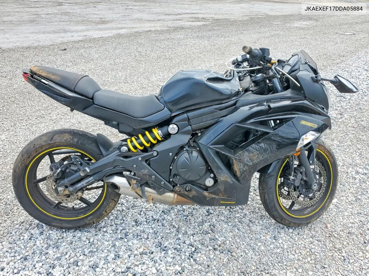 2013 Kawasaki Ex650 F VIN: JKAEXEF17DDA05884 Lot: 58776846