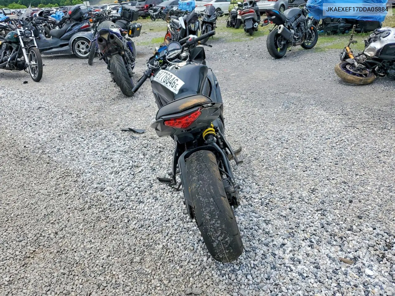 2013 Kawasaki Ex650 F VIN: JKAEXEF17DDA05884 Lot: 58776846