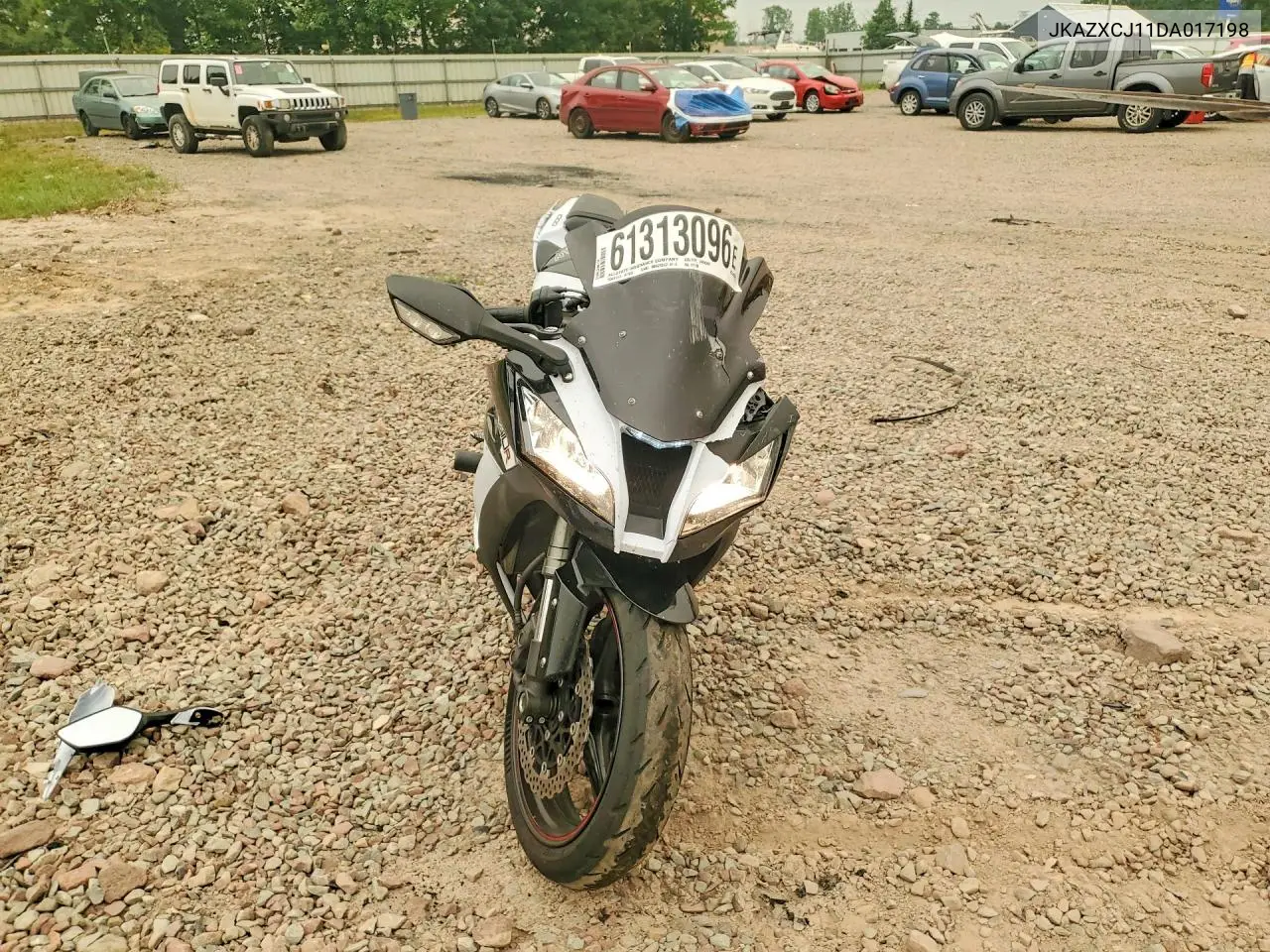 2013 Kawasaki Zx1000 J VIN: JKAZXCJ11DA017198 Lot: 61313096