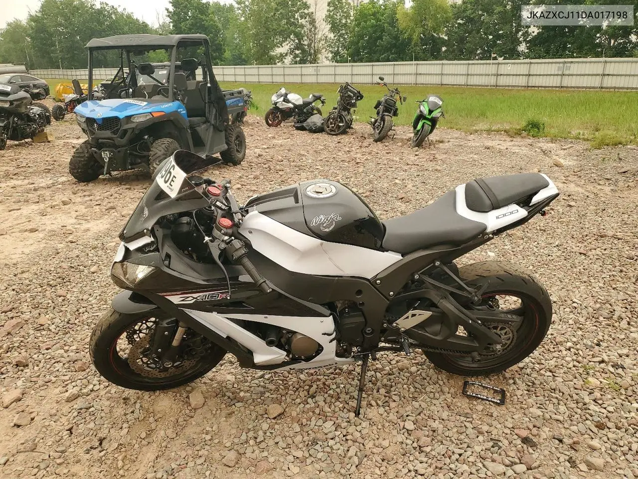 2013 Kawasaki Zx1000 J VIN: JKAZXCJ11DA017198 Lot: 61313096
