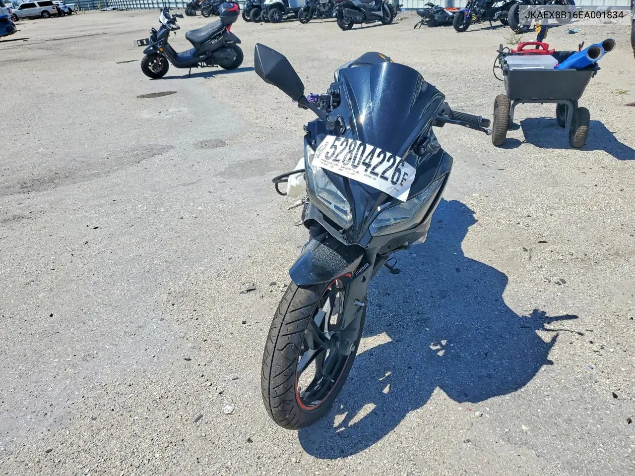 2014 Kawasaki Ex300 B VIN: JKAEX8B16EA001834 Lot: 52804226