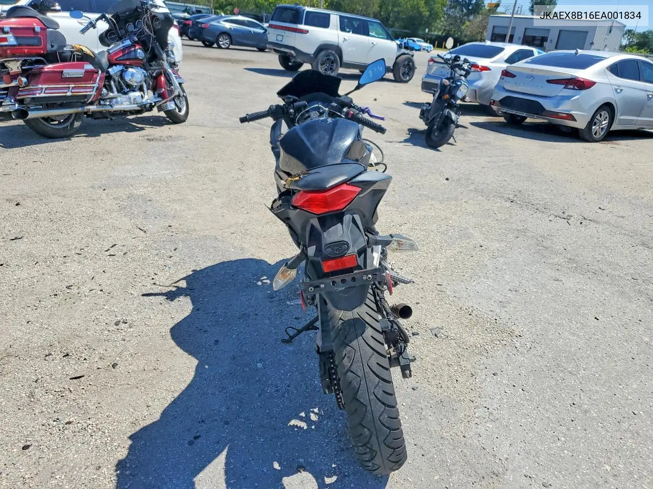 2014 Kawasaki Ex300 B VIN: JKAEX8B16EA001834 Lot: 52804226