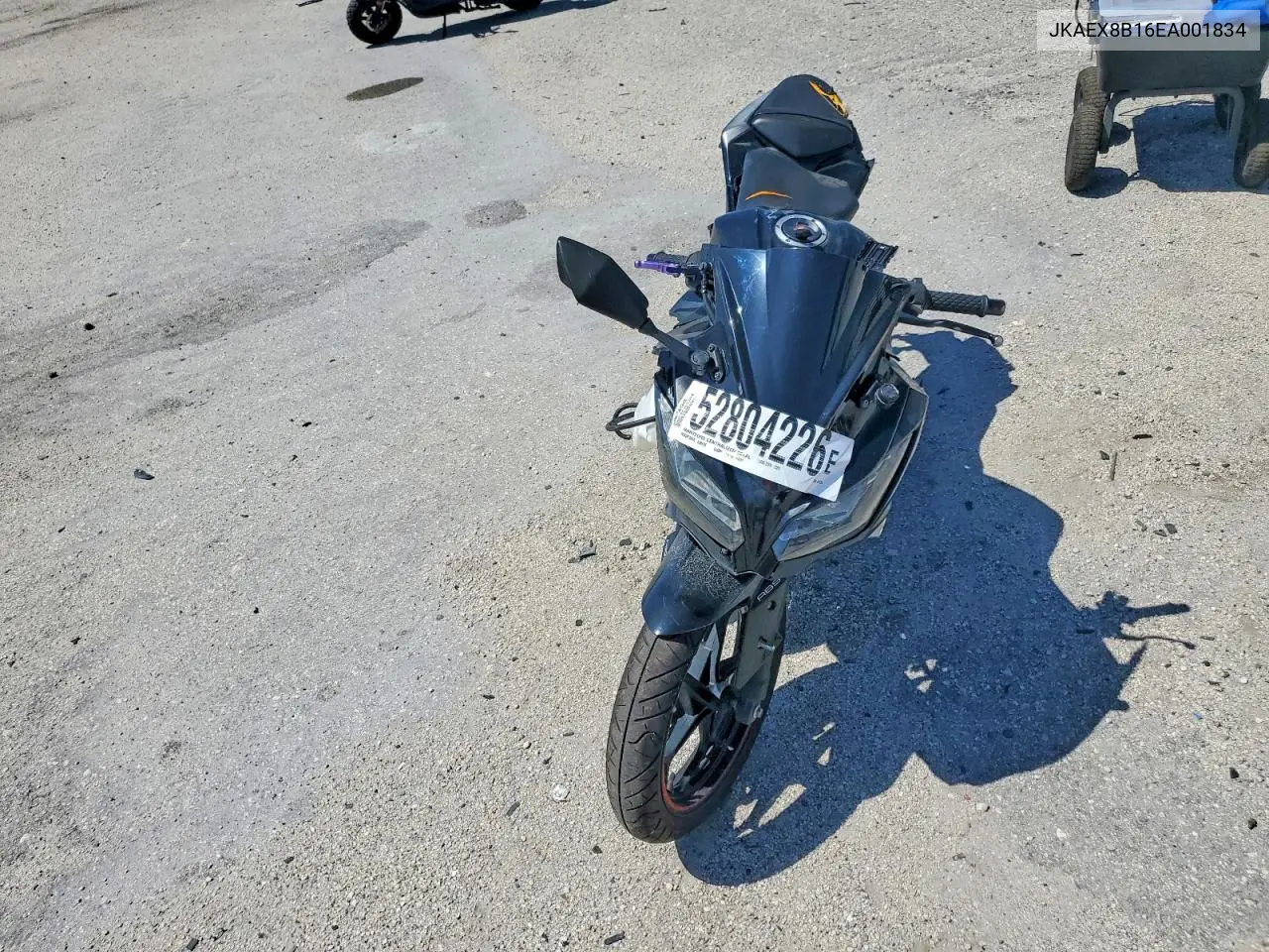 2014 Kawasaki Ex300 B VIN: JKAEX8B16EA001834 Lot: 52804226