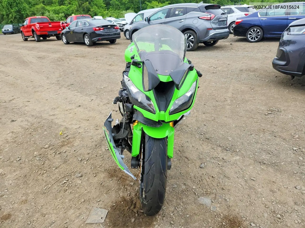 2015 Kawasaki Zx636 E VIN: JKBZXJE18FA015624 Lot: 54215396