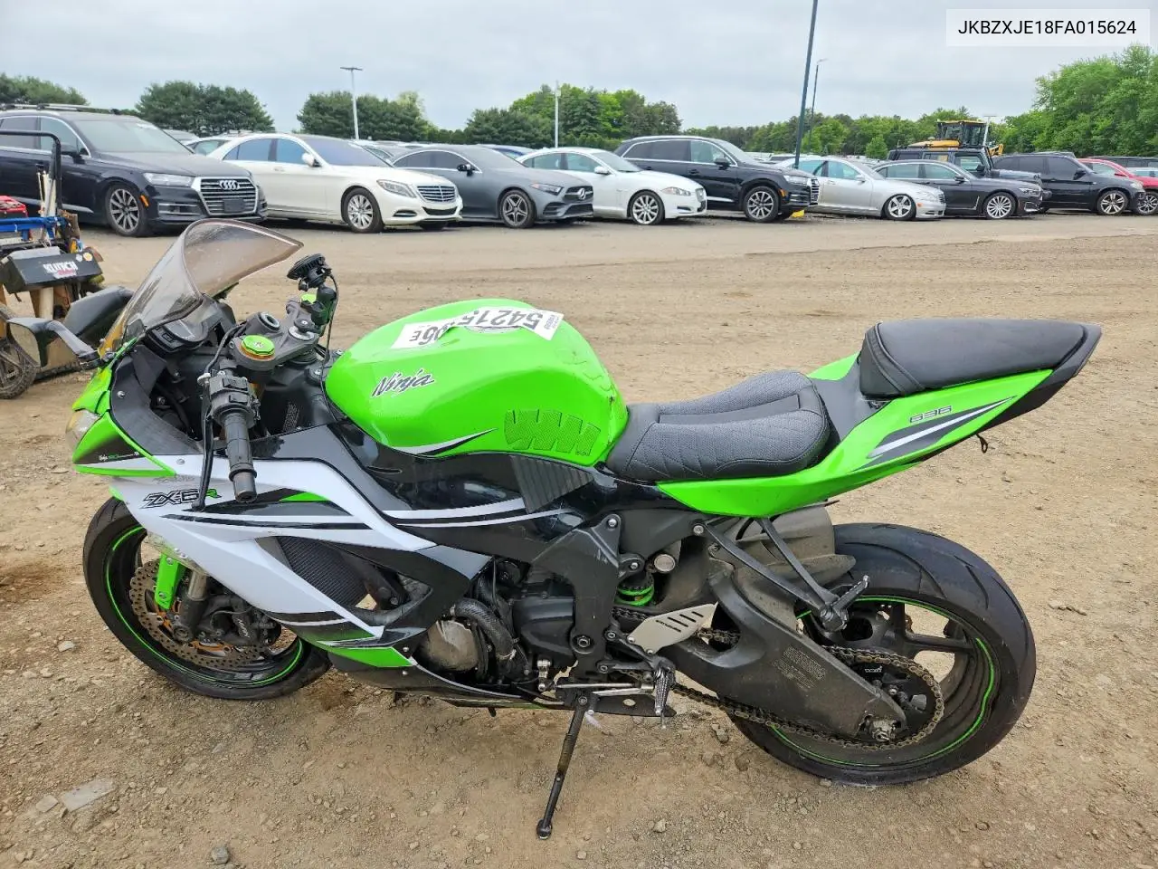 2015 Kawasaki Zx636 E VIN: JKBZXJE18FA015624 Lot: 54215396