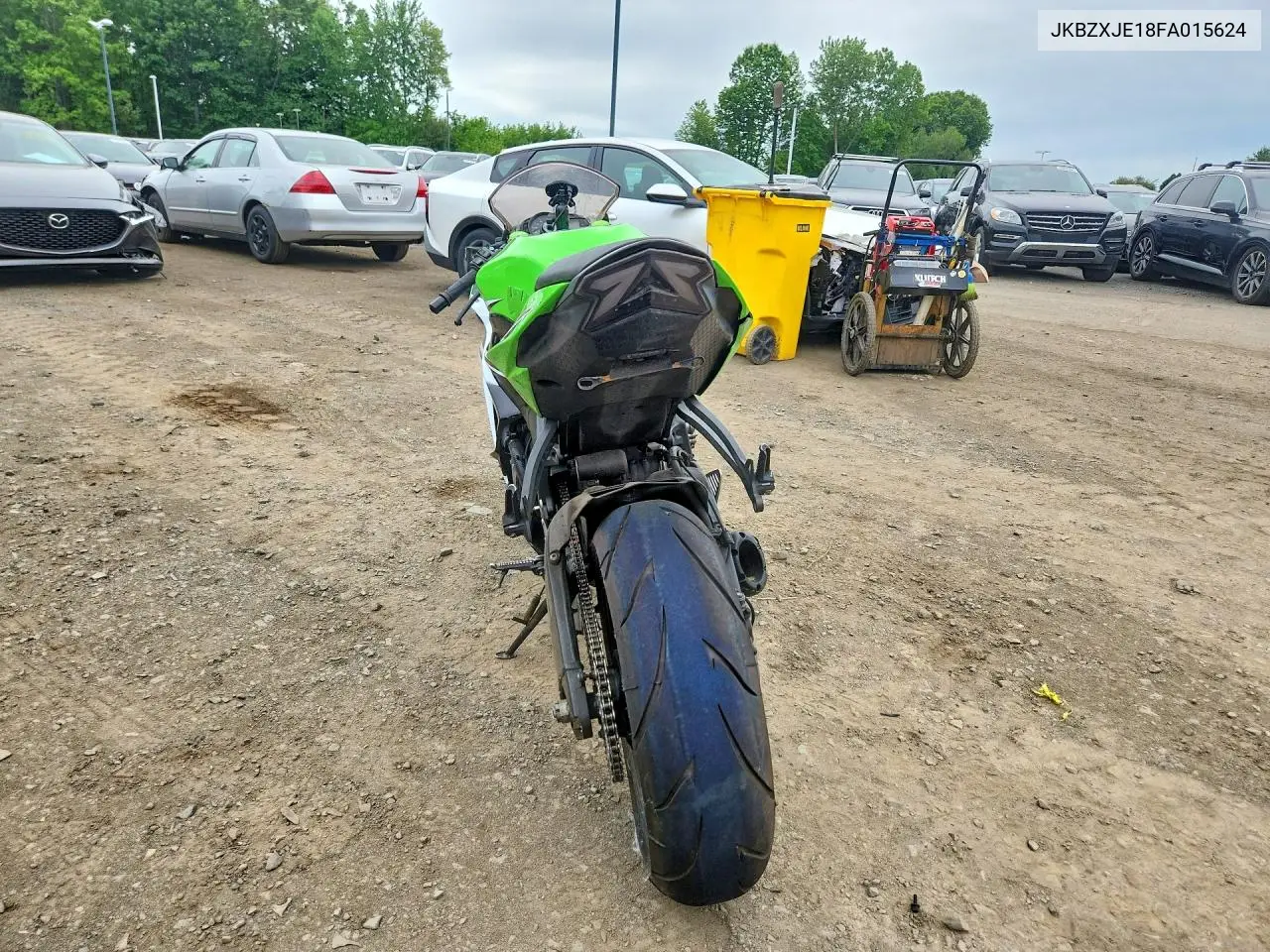 2015 Kawasaki Zx636 E VIN: JKBZXJE18FA015624 Lot: 54215396