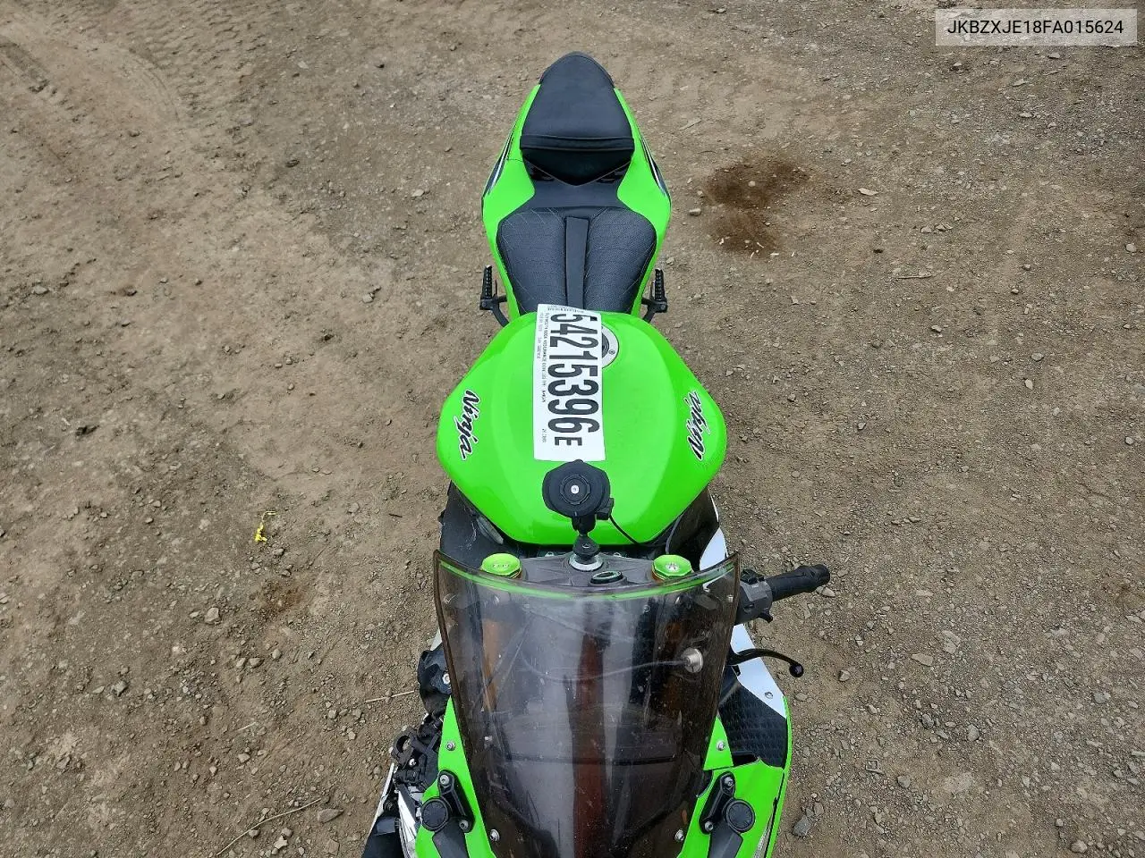 2015 Kawasaki Zx636 E VIN: JKBZXJE18FA015624 Lot: 54215396