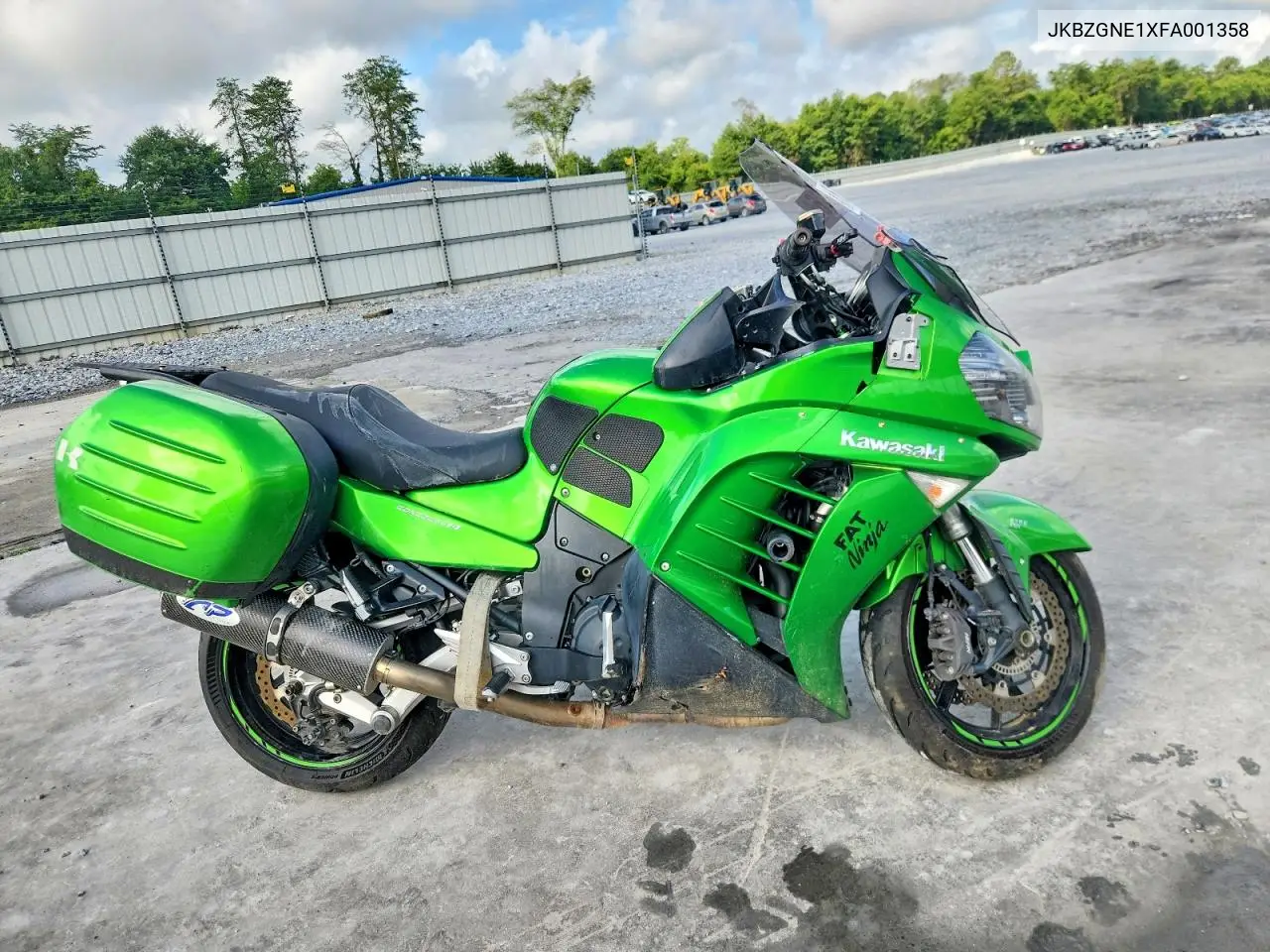 2015 Kawasaki Zg1400 E VIN: JKBZGNE1XFA001358 Lot: 61214776