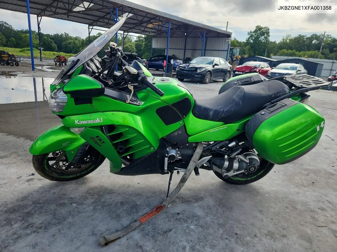 2015 Kawasaki Zg1400 E VIN: JKBZGNE1XFA001358 Lot: 61214776