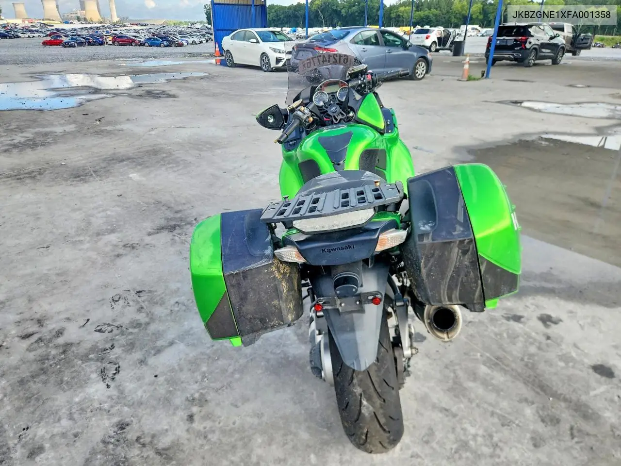 2015 Kawasaki Zg1400 E VIN: JKBZGNE1XFA001358 Lot: 61214776