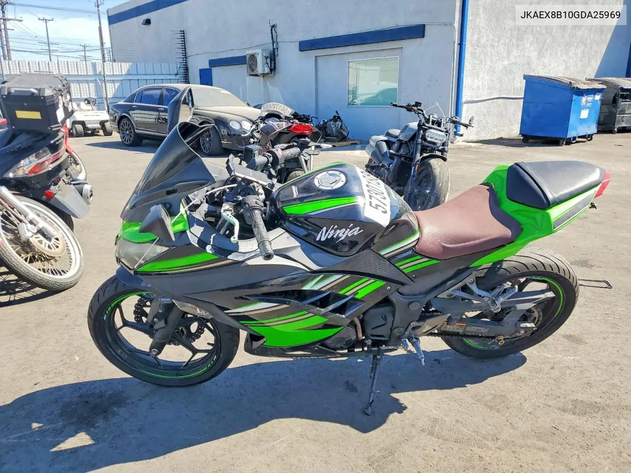 2016 Kawasaki Ex300 B VIN: JKAEX8B10GDA25969 Lot: 57301886