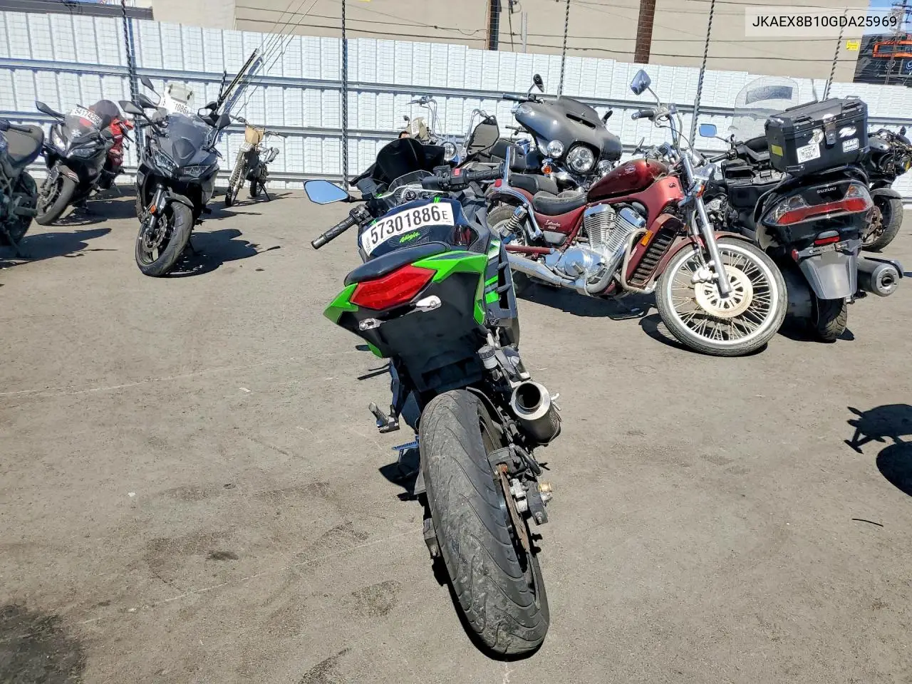 2016 Kawasaki Ex300 B VIN: JKAEX8B10GDA25969 Lot: 57301886