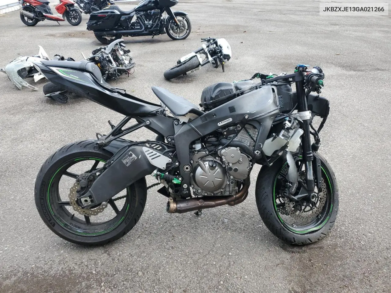2016 Kawasaki Zx636 E VIN: JKBZXJE13GA021266 Lot: 84624345