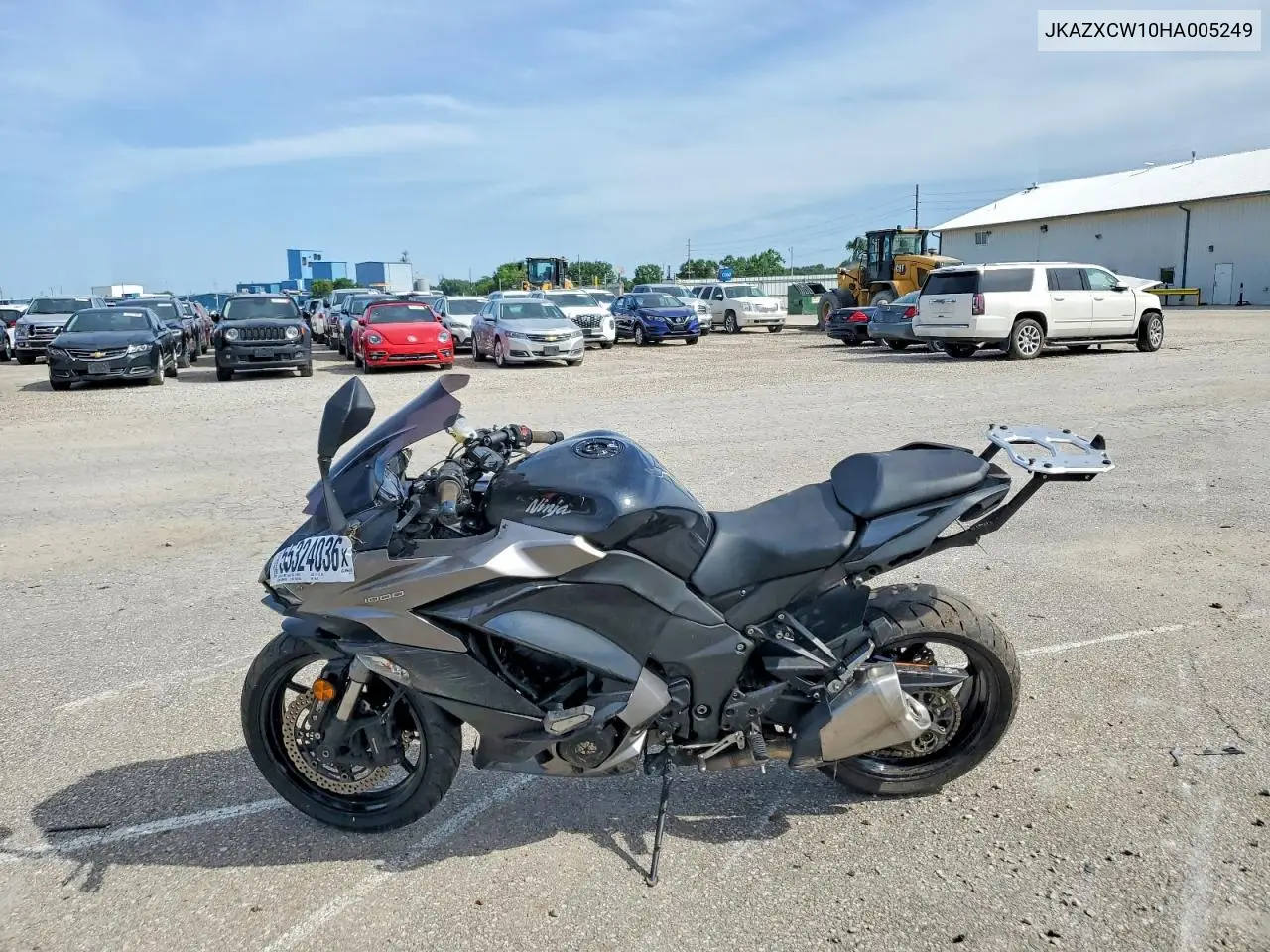 2017 Kawasaki Zx1000 W VIN: JKAZXCW10HA005249 Lot: 55324036