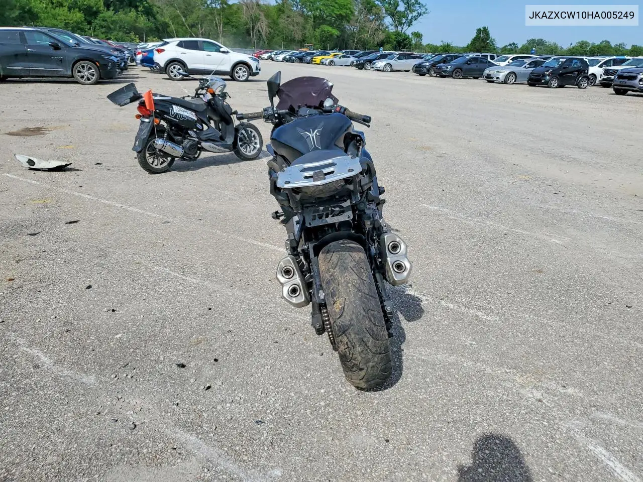 2017 Kawasaki Zx1000 W VIN: JKAZXCW10HA005249 Lot: 55324036